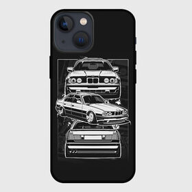 Чехол для iPhone 13 mini с принтом BMW в Кировске,  |  | Тематика изображения на принте: auto | bmw | car | e | e34 | germany | m | m5 | series | x | авто | автомобиль | бмв | бнв | германия | машина
