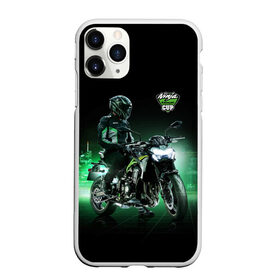 Чехол для iPhone 11 Pro матовый с принтом Kawasaki Ninja Cup в Кировске, Силикон |  | Тематика изображения на принте: cup | helmet | japan | kawasaki | motorcycle | night | ninja | racer | гонщик | кубок | мотоцикл | ночь | шлем | япония