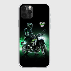 Чехол для iPhone 12 Pro Max с принтом Kawasaki Ninja Cup в Кировске, Силикон |  | cup | helmet | japan | kawasaki | motorcycle | night | ninja | racer | гонщик | кубок | мотоцикл | ночь | шлем | япония