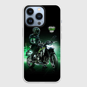 Чехол для iPhone 13 Pro с принтом Kawasaki Ninja Cup в Кировске,  |  | Тематика изображения на принте: cup | helmet | japan | kawasaki | motorcycle | night | ninja | racer | гонщик | кубок | мотоцикл | ночь | шлем | япония