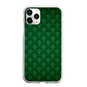 Чехол для iPhone 11 Pro матовый с принтом Готические зелёные цветы в Кировске, Силикон |  | готика | зеленый | светлый | темный | цветы