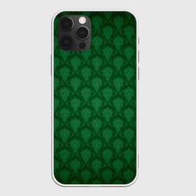 Чехол для iPhone 12 Pro Max с принтом Готические зелёные цветы в Кировске, Силикон |  | Тематика изображения на принте: готика | зеленый | светлый | темный | цветы