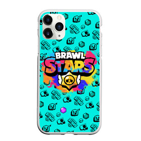 Чехол для iPhone 11 Pro Max матовый с принтом Brawl Stars в Кировске, Силикон |  | brawl stars | game | акварель | бравл старс | брызги | игра | краска | леон | персонажи | радуга | разводы | разноцветный