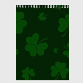 Скетчбук Клевер: в Кировске, 100% бумага
 | 48 листов, плотность листов — 100 г/м2, плотность картонной обложки — 250 г/м2. Листы скреплены сверху удобной пружинной спиралью | арт | зеленый | клевер | рисунок | темный | удача