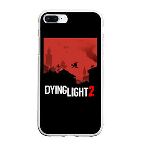 Чехол для iPhone 7Plus/8 Plus матовый с принтом Dying Light 2 в Кировске, Силикон | Область печати: задняя сторона чехла, без боковых панелей | 2 | 2021 | dying light | light | logo | techland | игра | красный | кровь | лого | логотип