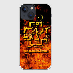 Чехол для iPhone 13 mini с принтом RAMMSTEIN в Кировске,  |  | amerika | art | germany | logo | rammstein | rock | till lindemann | арт | германия | группа | логотип | музыка | немецкая группа | немцы | песня | раммштайн | рамштайн | рок