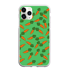 Чехол для iPhone 11 Pro матовый с принтом CARROTS в Кировске, Силикон |  | food | fruit | pattern | vegan | vegetables | vegetarian | веган | вегетарианство | еда | лето | морковки | мрковь | овощи | паттерн | фрукты | яркие