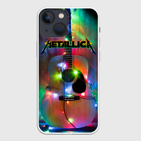 Чехол для iPhone 13 mini с принтом Metallica в Кировске,  |  | album | black | concert | heavy | kirk | metal | metallica | music | rock | tolls | джеймс хэтфилд | кирк хэмметт | клифф бёртон | ларс ульрих | метал | металлика | трэш