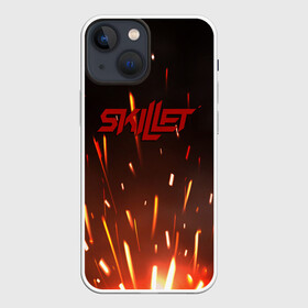 Чехол для iPhone 13 mini с принтом Skillet band в Кировске,  |  | jen ledger | john cooper | skillet | skillet band | skillet feel invincible | skillet rise