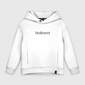 Детское худи Oversize хлопок с принтом NoBrand в Кировске, френч-терри — 70% хлопок, 30% полиэстер. Мягкий теплый начес внутри —100% хлопок | боковые карманы, эластичные манжеты и нижняя кромка, капюшон на магнитной кнопке | no brand | nobrand | без бренда | нету бренда