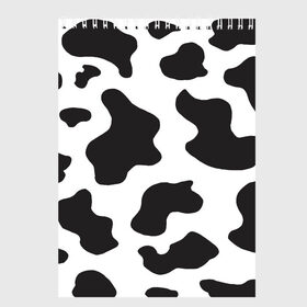 Скетчбук с принтом COW PRINT в Кировске, 100% бумага
 | 48 листов, плотность листов — 100 г/м2, плотность картонной обложки — 250 г/м2. Листы скреплены сверху удобной пружинной спиралью | animals | cow | cow print | корова | коровий принт