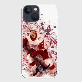 Чехол для iPhone 13 mini с принтом Хоккеист в Кировске,  |  | Тематика изображения на принте: арена | вхл | клюшка | ковальчук | кхл | лёд | ледовая арена | овечкин | сборная | спорт | спортивная | спотсмен | фетисов | футбол | хокеист | хокей | хоккеист | хоккеитсты | хоккей | шайба