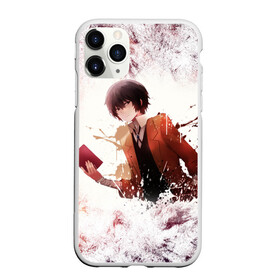 Чехол для iPhone 11 Pro Max матовый с принтом Дазай в Кировске, Силикон |  | bungou stray dogs | dazai | dazai osamu | osamu | бродячие псы | великий | дазай | осаму