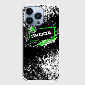 Чехол для iPhone 13 Pro с принтом SKODA SPORT в Кировске,  |  | auto | autosport | avto | car | race | road | skoda | sport | street racing | авто | автоспорт | гонки | дорога | марка | машина | спорт | тачка | трасса | шкода