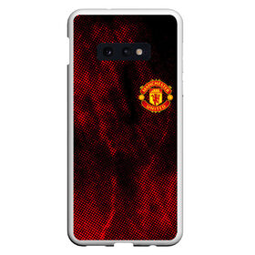 Чехол для Samsung S10E с принтом MANCHESTER UNITED. в Кировске, Силикон | Область печати: задняя сторона чехла, без боковых панелей | fc | football | football club | manchester united | sport | английский профессиональный футбольный клуб | манчестер юнайтед | спорт | уефа | униформа | фирменные цвета | фк | футбол | футбольный клуб