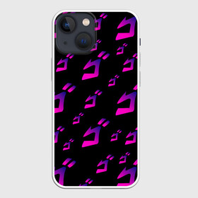 Чехол для iPhone 13 mini с принтом JoJo Bizarre Adventure в Кировске,  |  | anime | jojo | jojo’s bizarre adventure | аниме | анимэ | биззаре адвенчер | джо | джо джо | джоджо | джонатан джостар | дзёсукэ хигасиката | дзётаро кудзё | жожо | игги | кира | лого | манга | невероятные приключения