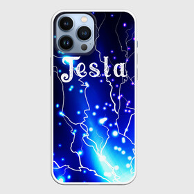 Чехол для iPhone 13 Pro Max с принтом TESLA в Кировске,  |  | flash | lightning | neon | tesla | вспышка | гроза | зарядка | знаменитые | инженер | исторические | история | катушка | личность | молния | наука | неоновый | огонь | паутина | свет | светящиеся | сияние | тесла