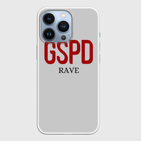 Чехол для iPhone 13 Pro с принтом GSPD rave в Кировске,  |  | Тематика изображения на принте: gspd | music | rave | гспд | гспд.