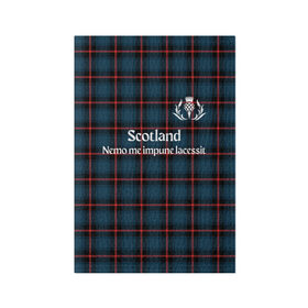 Обложка для паспорта матовая кожа с принтом Шотландия в Кировске, натуральная матовая кожа | размер 19,3 х 13,7 см; прозрачные пластиковые крепления | england | scotland | англия | великобритания | волынка | девиз | килт | клан | клетка | королевство | шотландия | шотландка