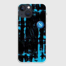 Чехол для iPhone 13 mini с принтом NAPOLI. в Кировске,  |  | fc | football | football club | napoli | sport | итальянский профессиональный футбольный клуб | наполи | неаполь | спорт | уефа | униформа | фирменные цвета | фк | футбол | футбольный клуб