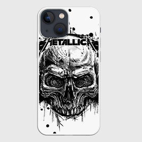 Чехол для iPhone 13 mini с принтом Metallica в Кировске,  |  | album | black | concert | heavy | kirk | metal | metallica | music | rock | tolls | джеймс хэтфилд | кирк хэмметт | клифф бёртон | ларс ульрих | метал | металлика | трэш