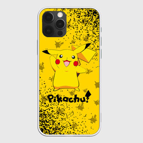 Чехол для iPhone 12 Pro Max с принтом ПИКАЧУ PIKACHU в Кировске, Силикон |  | Тематика изображения на принте: anime | manga | pikachu | pokemon | pokemons | аниме | детектив | кино | манга | мультфилтфильм | муьлт | пикачу | покемон | покемоны | фильм