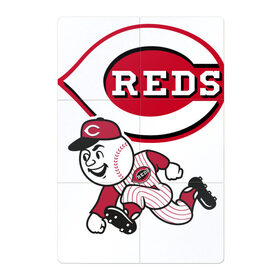 Магнитный плакат 2Х3 с принтом Cincinnati reds в Кировске, Полимерный материал с магнитным слоем | 6 деталей размером 9*9 см | baseball | cincinnati | gamer | reds | sport | team | usa | бейсбол | игрок | спорт | сша | цинциннати