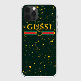 Чехол для iPhone 12 Pro Max с принтом GUSSI ГУСИ в Кировске, Силикон |  | anti | antibrand | brand | fashion | gucci | gusi | gussi | logo | meme | memes | анти | антибренд | бренд | гуси | гуччи | забавные | лого | логотип | мем | мемы | мода | прикол | приколы | прикольные | символ