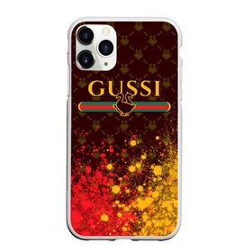 Чехол для iPhone 11 Pro матовый с принтом GUSSI / ГУСИ в Кировске, Силикон |  | anti | antibrand | brand | fashion | gucci | gusi | gussi | logo | meme | memes | анти | антибренд | бренд | гуси | гуччи | забавные | лого | логотип | мем | мемы | мода | прикол | приколы | прикольные | символ