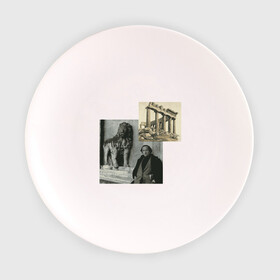 Тарелка 3D с принтом Иосиф Бродский Венеция в Кировске, фарфор | диаметр - 210 мм
диаметр для нанесения принта - 120 мм | венеция | иосиф бродский