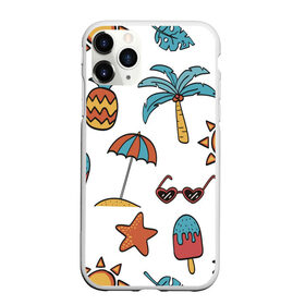 Чехол для iPhone 11 Pro Max матовый с принтом Отпуск в Кировске, Силикон |  | Тематика изображения на принте: summer | ананас | ананасы | гаваи | гавайская | звезда | звёзды | зонт | лето | мороженное | отдых | отпуск | очки | пальма | пальмы | пляж | солнце | туризм | туристическая