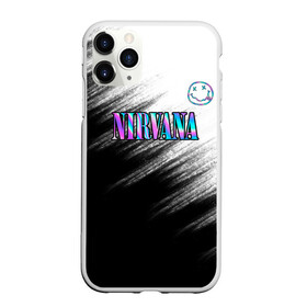 Чехол для iPhone 11 Pro матовый с принтом nirvana в Кировске, Силикон |  | Тематика изображения на принте: nirvana | абстракция | брызги | градиент | звук | кино | кобейн | краска | курт | курт кобейн | музыка | неон | нирвана | полосы | потерялся | рок | рок группа | смайлик | текстура | улыбка | черно белое