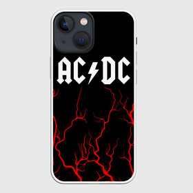 Чехол для iPhone 13 mini с принтом AC DС в Кировске,  |  | ac dc | acdc | back to black | highway to hell | logo | music | rock | айси | айсидиси | диси | лого | логотип | молния | музыка | рок | символ | символика | символы | эйси | эйсидиси