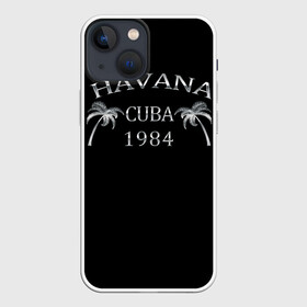 Чехол для iPhone 13 mini с принтом Havana в Кировске,  |  | 1981 | 1984 | cuba | havana | гавана | закат | куба | пальма | потерялся | прикол | путишествие | путишествия | серебро | че гевара | чегевара | эрнесто