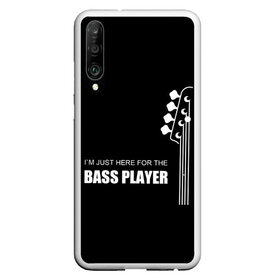 Чехол для Honor P30 с принтом BASS PLAYER (GUITAR) в Кировске, Силикон | Область печати: задняя сторона чехла, без боковых панелей | guitar | nick senpai | бас | бас гитара | гитара | марченко | никита марченко