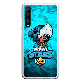 Чехол для Honor P30 с принтом BRAWL STARS LEON SHARK в Кировске, Силикон | Область печати: задняя сторона чехла, без боковых панелей | brawl | brawl stars | brawlstars | crow | fire | flame | game | leon | loen | phoenix | shark | star | stars | акула | бравл | браво | вода | звезда | звезды | игра | леон | огонь | пламя | стар | старс | феникс