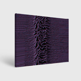 Холст прямоугольный с принтом Joy Division Glitch в Кировске, 100% ПВХ |  | glitch | ian curtis | joy division | rock | unknown pleasures | глюк | иэн кёртис | рок