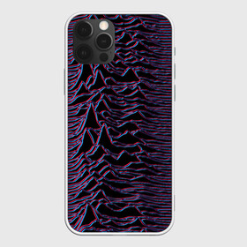 Чехол для iPhone 12 Pro с принтом Joy Division Glitch в Кировске, силикон | область печати: задняя сторона чехла, без боковых панелей | Тематика изображения на принте: glitch | ian curtis | joy division | rock | unknown pleasures | глюк | иэн кёртис | рок