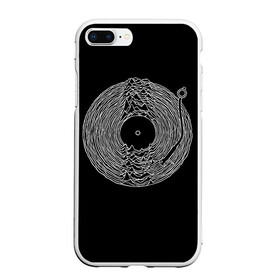 Чехол для iPhone 7Plus/8 Plus матовый с принтом JOY DIVISION в Кировске, Силикон | Область печати: задняя сторона чехла, без боковых панелей | ian curtis | joy division | rock | unknown pleasures | иэн кёртис | рок