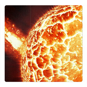 Магнитный плакат 3Х3 с принтом Космический объект в Кировске, Полимерный материал с магнитным слоем | 9 деталей размером 9*9 см | planets | взрыв | взрывы | вселенная | вселенский | звезда | звёзды | космические | космический | космос | лава | мантия | огненный | огонь | пламя | планета | планеты | солнце | яркие | яркий
