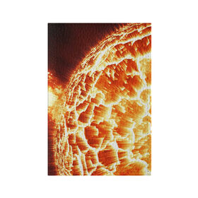 Обложка для паспорта матовая кожа с принтом Космический объект в Кировске, натуральная матовая кожа | размер 19,3 х 13,7 см; прозрачные пластиковые крепления | planets | взрыв | взрывы | вселенная | вселенский | звезда | звёзды | космические | космический | космос | лава | мантия | огненный | огонь | пламя | планета | планеты | солнце | яркие | яркий