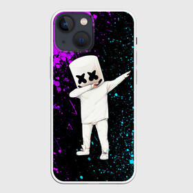 Чехол для iPhone 13 mini с принтом MARSHMELLO в Кировске,  |  | dj | marshmello | marshmellow | usa | америка | клуб | клубная музыка | мармело | маршмелло | маршмеллоу | музыка | музыкант