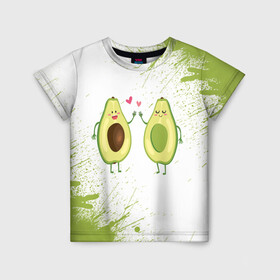 Детская футболка 3D с принтом Авокадо в Кировске, 100% гипоаллергенный полиэфир | прямой крой, круглый вырез горловины, длина до линии бедер, чуть спущенное плечо, ткань немного тянется | авокадо | веган | еда блогеров | мемы | минимализм | прикольные картинки | прикольные надписи | растение | смешное авокадо | фрукт