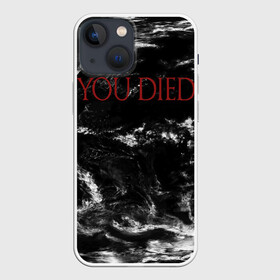 Чехол для iPhone 13 mini с принтом YOU DIED в Кировске,  |  | dark souls | dark souls iii | дарк солс | дарк соулс | темные души | черные души