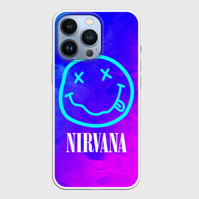 Чехол для iPhone 13 Pro с принтом NIRVANA   НИРВАНА в Кировске,  |  | Тематика изображения на принте: band | cobain | face | kurt | logo | music | nirvana | rock | rocknroll | группа | кобейн | курт | лого | логотип | музыка | музыкальная | нирвана | рожица | рок | рокнролл | символ