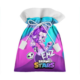 Подарочный 3D мешок с принтом Emz Brawl stars ЭМЗ в Кировске, 100% полиэстер | Размер: 29*39 см | brawl | brawl stars | brawlstars | brawl_stars | emz | jessie | амз | бравл | бравлстарс | эма | эмз