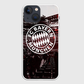 Чехол для iPhone 13 mini с принтом FC BAYERN MUNCHEN в Кировске,  |  | bayer | bayern | munchen | бавария | баер | баерн | байер | байерн | клуб | мюллер | мюнхен | нойер | фк байер | футбольный