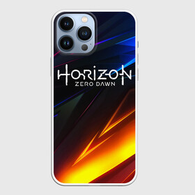 Чехол для iPhone 13 Pro Max с принтом Horizon Zero Dawn STRIPES в Кировске,  |  | Тематика изображения на принте: aloy | antasy girl | art | artwork | digital art | fantasy | horizon | horizon: zero dawn | landscape | tallneck | warrior fantasy | weapon | zero dawn