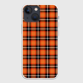 Чехол для iPhone 13 mini с принтом Шотландская клетка в Кировске,  |  | england | scotland | англия | великобритания | волынка | девиз | джентельмены | килт | клан | клетка | королевство | оранжевая | оранжевый | шотландия | шотландка | шотландская клетка