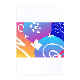 Магнитный плакат 2Х3 с принтом Градация цвета в Кировске, Полимерный материал с магнитным слоем | 6 деталей размером 9*9 см | градация | градиент | градиентная | градиентный | зарисовка | пятна | штрихи